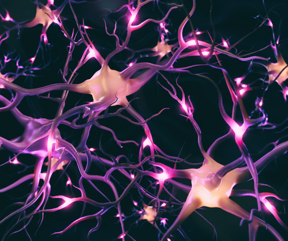 Abstrakti kuvitus hermoston vahvuudesta